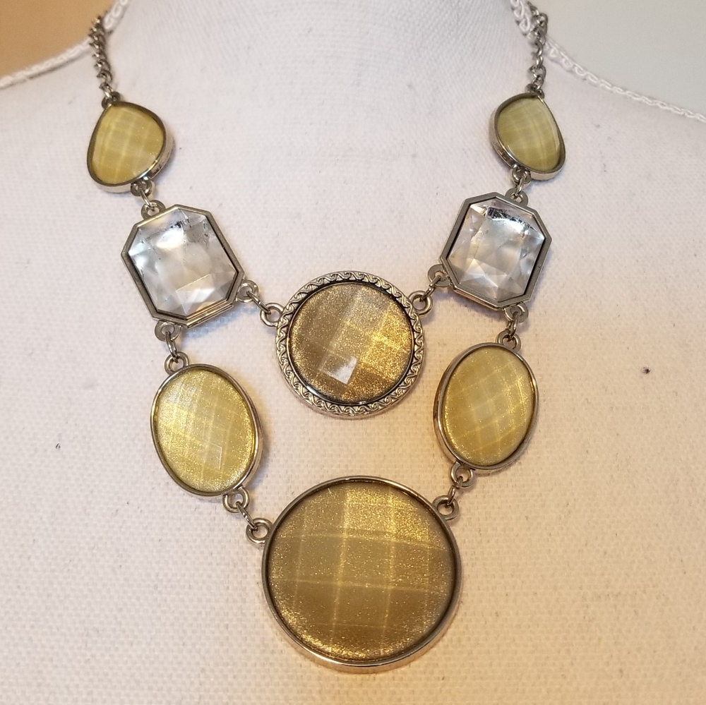 4 for $15 STUNNING SILVERTONE NECKLACE